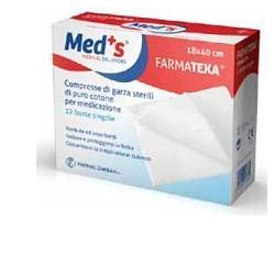 Farmac-zabban Garza Compressa Meds Farmatexa 12/8 18x40cm 12 Pezzi - Medicazioni - 931972057 - Farmac-Zabban - € 1,74
