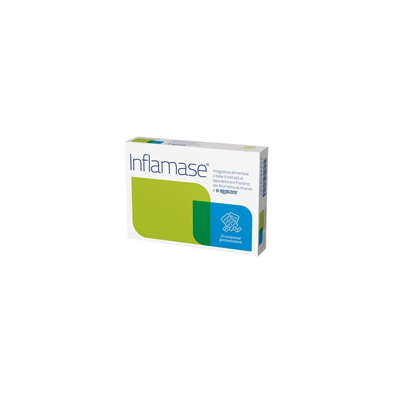 Euronational Inflamase 20 Compresse Gastroresistenti - Circolazione e pressione sanguigna - 934860507 - Euronational - € 18,10