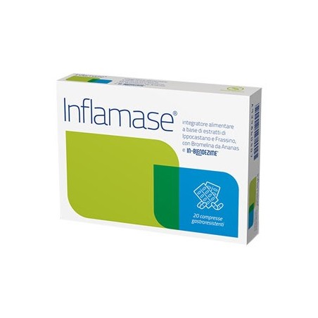 Euronational Inflamase 20 Compresse Gastroresistenti - Circolazione e pressione sanguigna - 934860507 - Euronational - € 18,10