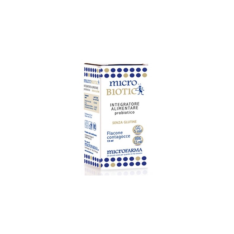 Microfarma Microbiotic Gocce 7,5 Ml - Integratori di fermenti lattici - 942169867 - Microfarma - € 14,43