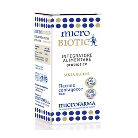 Microfarma Microbiotic Gocce 7,5 Ml - Integratori di fermenti lattici - 942169867 - Microfarma - € 14,43