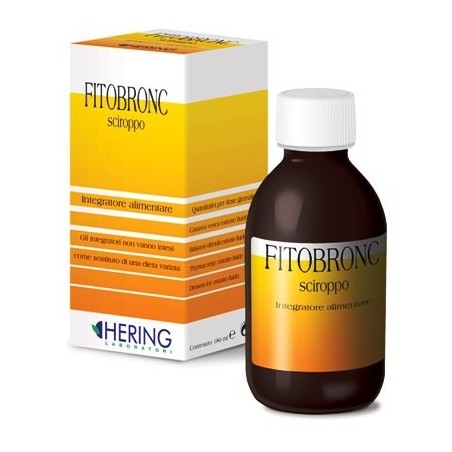 Hering Fitobronc Sciroppo 180 Ml - Integratori per apparato respiratorio - 904061987 - Hering - € 8,24