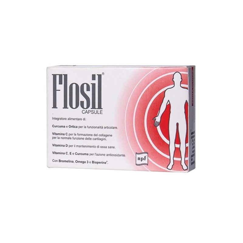 Rpf Flosil 20 Capsule Softgel - Integratori per dolori e infiammazioni - 931967436 - Rpf - € 15,34