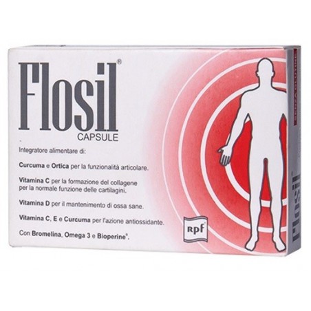 Rpf Flosil 20 Capsule Softgel - Integratori per dolori e infiammazioni - 931967436 - Rpf - € 15,34