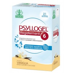 Psyllogel Megafermenti 6 Vaniglia Probiotici 21 Bustine - Fermenti lattici - 942891235 - Psyllogel - € 14,78