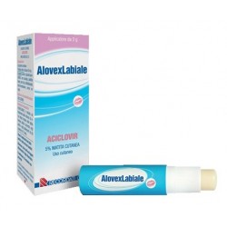 AlovexLabiale Matita Cutanea 5% Per Herpes Aciclovir 3 G - Farmaci per herpes labiale - 042187017 - Alovex - € 8,22