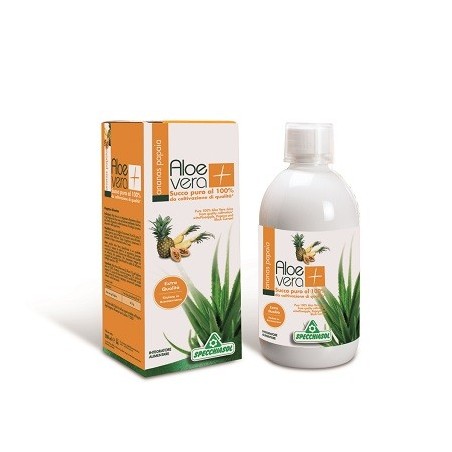 Specchiasol Succo Aloevera+ Ananas/papaia 1000 Ml - Integratori e alimenti - 927256495 - Specchiasol - € 25,00