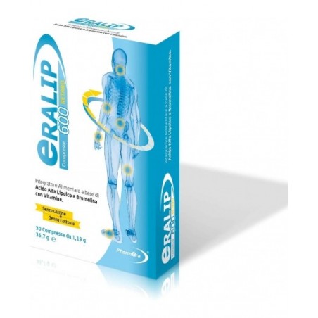 Eralip 600 Retard Protegge da Stress Ossidativo 30 Compresse Eralip - 1 Eralip 600 Retard Protegge da Stress Ossidativo 30 Compresse Eralip - 1