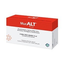 Ddfarma Mucalt Flu 8 Oral Stick Monodose - Rimedi vari - 930194360 - Ddfarma - € 10,11