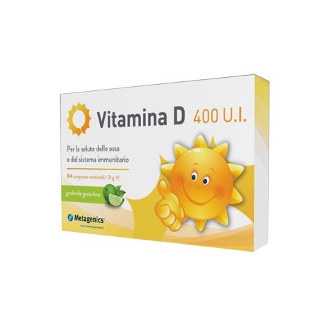 Metagenics Belgium Bvba Vitamina D 400 Ui 84 Compresse - Vitamine e sali minerali - 925018412 - Metagenics - € 8,83