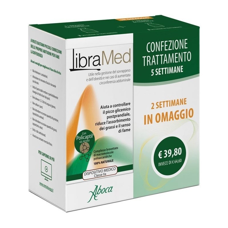 Aboca Libramed Trattamento 5 Settimane 138 + 84 Compresse - Integratori per dimagrire ed accelerare metabolismo - 979098427 -...