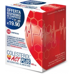 Act Colesterol Plus Integratore Per il Colesterolo 60 Compresse - Integratori per il cuore e colesterolo - 982754297 - Act
