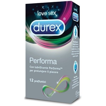 Durex Performa Profilattico Con Lubrificante 12 Pezzi - Profilattici e Contraccettivi - 924893682 - Durex - € 13,00