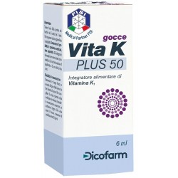 Dicofarm Vita K Plus 50 Gocce 6 Ml - Vitamine e sali minerali - 939372785 - Dicofarm - € 11,49