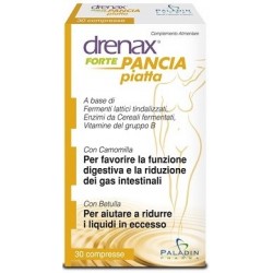Paladin Pharma Drenax Forte Pancia Piatta 30 Compresse - Integratori per dimagrire ed accelerare metabolismo - 926143405 - Pa...