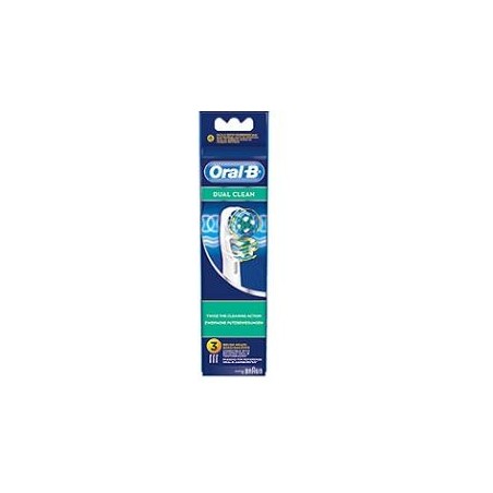 Procter & Gamble Oralb Dual Clean Eb417 Testine Spazzolino Elettrico 3 Pezzi - Idropulsori e spazzolini elettrici - 921383802...