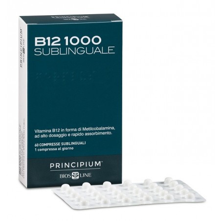 Bios Line Principium B12 1000 60 Compresse Sublinguali - Rimedi vari - 943372843 - Bios Line - € 13,81