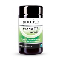 Nutriva Vegan D3 2000 UI 60 Compresse - Vitamine e sali minerali - 974887731 - Nutriva - € 18,41
