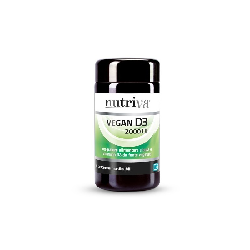 Nutriva Vegan D3 2000 UI 60 Compresse - Vitamine e sali minerali - 974887731 - Nutriva - € 17,50