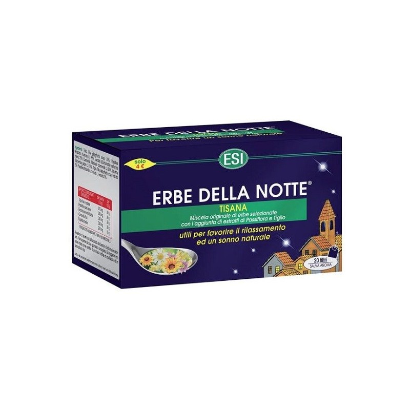 Esi Erbe Della Notte Tisana 20 Filtri Astuccio 40 G - Rimedi vari - 926201258 - Esi - € 5,51