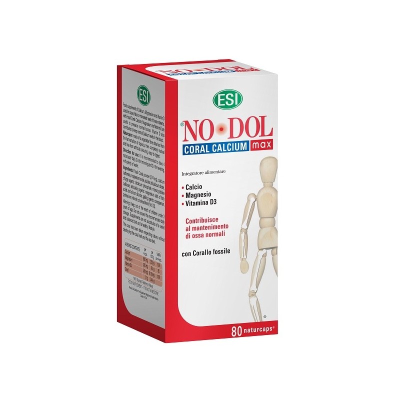 Esi No Dol Coral Calcium Max 80 Capsule - Integratori per dolori e infiammazioni - 978112910 - Esi - € 12,09