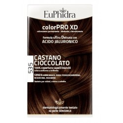 Zeta Farmaceutici Euphidra Colorpro Xd 535 Castano Cioccolato Gel Colorante Capelli In Flacone + Attivante + Balsamo + Guanti...