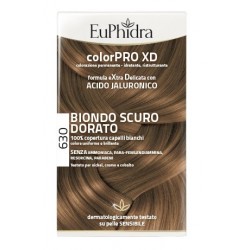 Zeta Farmaceutici Euphidra Colorpro Xd 630 Biondo Scuro Dorato Gel Colorante Capelli In Flacone + Attivante + Balsamo + Guant...