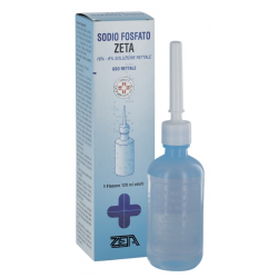 Zeta Farmaceutici Sodio Fosfato Zeta 16% / 6% Soluzione Rettale - Farmaci per stitichezza e lassativi - 031324015 - Zeta Farm...