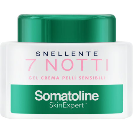Somatoline Skin Expert 7 Notti Gel Crema Snellente Pelli Sensibile 400 Ml - Trattamenti anticellulite, antismagliature e rass...