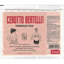 Kelemata Cerotto Bertelli Medicato Termoattivo Medio 16 X 12,5 Cm - Farmaci per mal di schiena - 981041888 - Kelémata - € 4,56