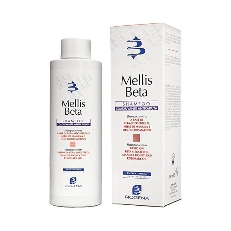 Mellis Beta Shampoo Anticaduta Per Alopecia Androgenetica 200 Ml - Shampoo anticaduta e rigeneranti - 933320640 - Mellis Beta...