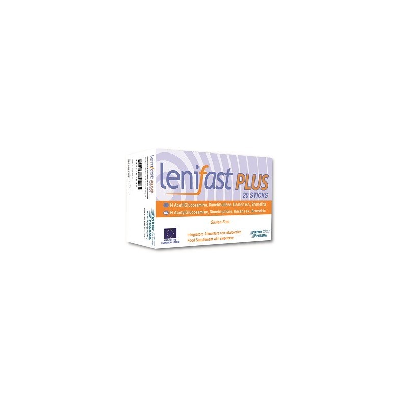 River Pharma Lenifast Plus 20 Sticks Da 4,5 G - Integratori per dolori e infiammazioni - 935501635 - River Pharma - € 21,96