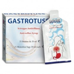 Gastrotuss Sciroppo Antireflusso 25 Bustine Monodose - Integratori per il reflusso gastroesofageo - 904382140 - Gastrotuss