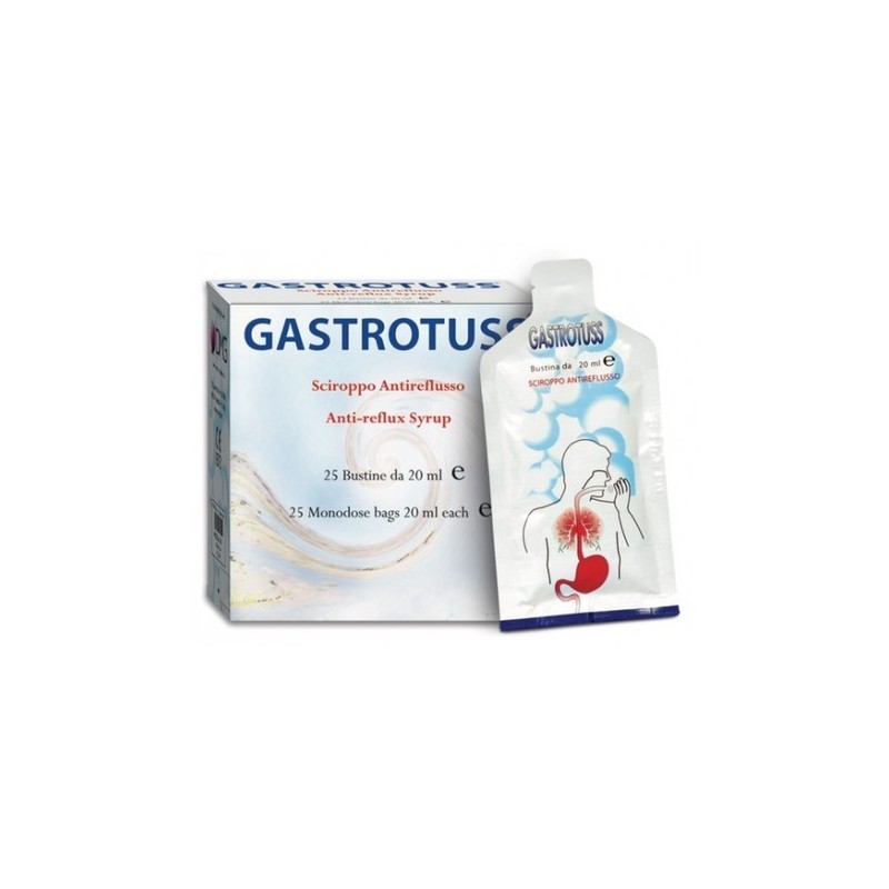 Gastrotuss Sciroppo Antireflusso 25 Bustine Monodose - Integratori per il reflusso gastroesofageo - 904382140 - Gastrotuss - ...