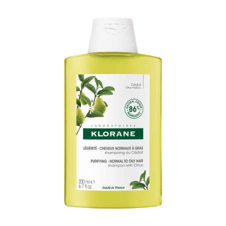 Klorane Shampoo Alla Polpa Di Cedro Delicato 200 Ml - Shampoo per capelli grassi - 983592357 - Klorane - € 6,22
