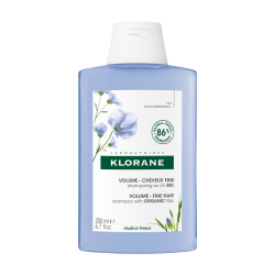 Klorane Shampoo Volumizzante Alle Fibre Di Lino 200 Ml - Shampoo per capelli secchi e sfibrati - 982983898 - Klorane