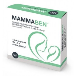S&r Farmaceutici Mammaben 15 Stickpack - Integratori per concentrazione e memoria - 976276333 - S&r Farmaceutici - € 15,46