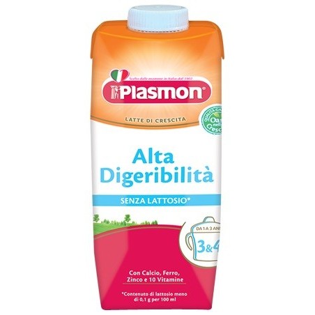 Plasmon Latte Crescita Alta Digeribilita' 500 Ml - Latte in polvere e liquido per neonati - 924290378 - Plasmon - € 5,72