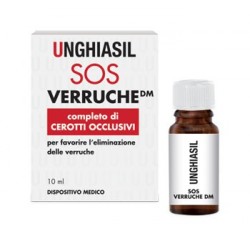 Marco Viti Farmaceutici Dispositivo Medico Per Verruche In Flacone Con Pennellino 10 Ml + 9 Cerotti Copriverruca - Trattament...