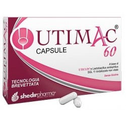 Shedir Pharma Unipersonale Utimac 60 14 Capsule - Integratori per apparato uro-genitale e ginecologico - 943245656 - Shedir P...