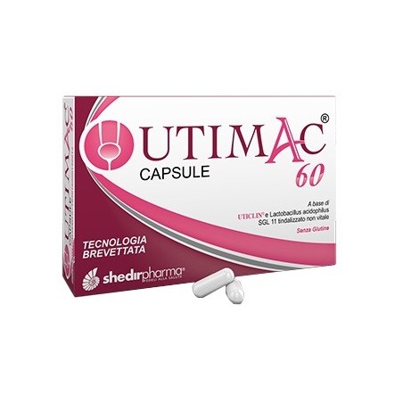 Shedir Pharma Unipersonale Utimac 60 14 Capsule - Integratori per cistite - 943245656 - Shedir Pharma - € 19,87