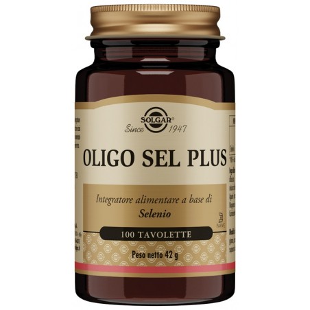 Solgar It. Multinutrient Oligo Sel Plus 100 Tavolette - Integratori - 947218727 - Solgar - € 21,95