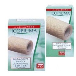 Desa Pharma Icopiuma Benda Garza Elastica Autofissante Cm6x4mt 1 Pezzo - Medicazioni - 902981430 - Icopiuma - € 2,37