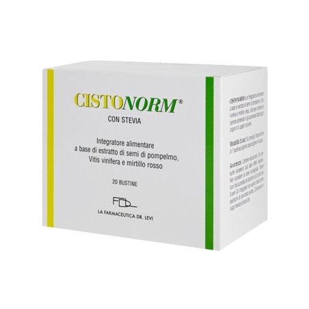 La Farmaceutica Dr Levi Claudi Cistonorm 20 Bustine La Farmaceutica Dr Levi Claudi - 1 La Farmaceutica Dr Levi Claudi Cistonorm 20 Bustine La Farmaceutica Dr Levi Claudi - 1
