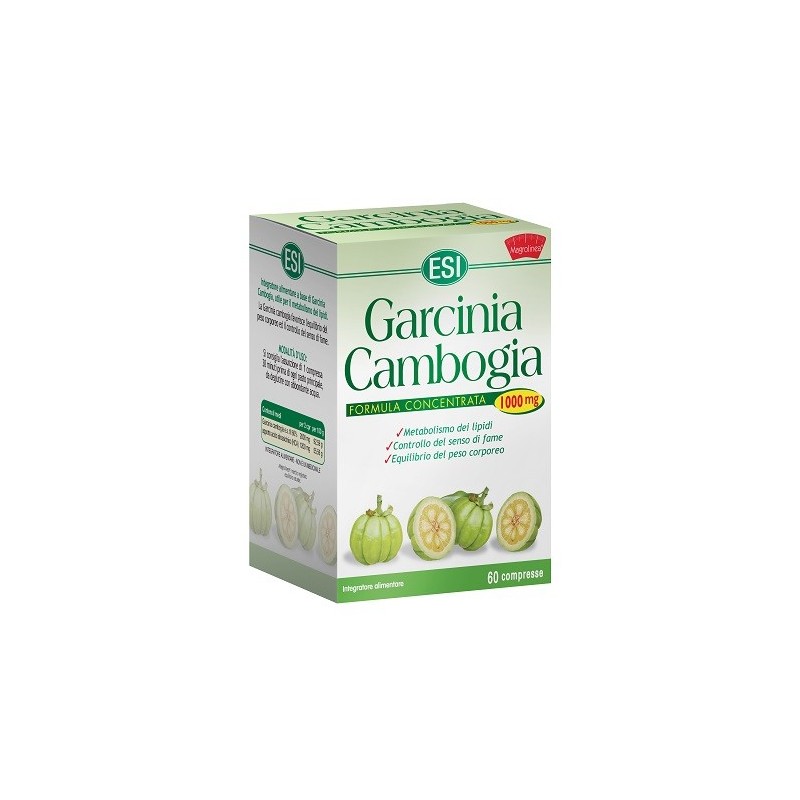Esi Garcinia Cambogia 1000 Mg 60 Compresse - Integratori per dimagrire ed accelerare metabolismo - 970991826 - Esi - € 14,67