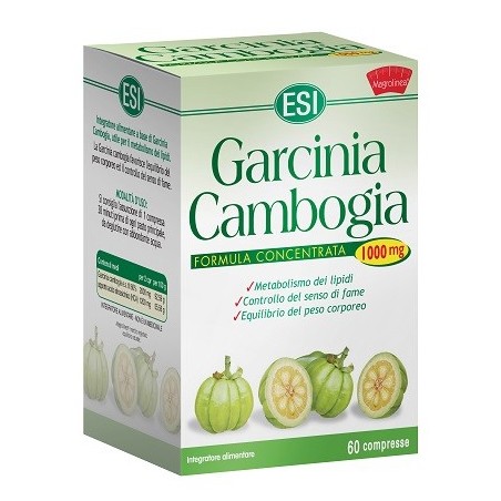 Esi Garcinia Cambogia 1000 Mg 60 Compresse - Integratori per dimagrire ed accelerare metabolismo - 970991826 - Esi - € 14,79