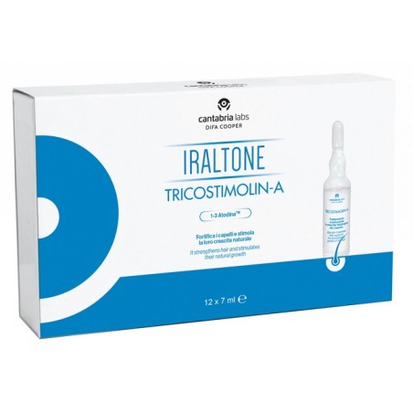 Iraltone Tricostimolin-A per Fortificare i Capelli 12 Fiale - Fiale anticaduta capelli - 900125550 - Krymi - € 31,38