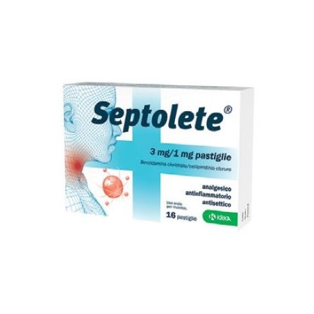 Krka Farmaceutici Milano Septolete Aroma Eucalipto 3 Mg/1mg Pastiglie - Rimedi vari - 043735024 - Krka Farmaceutici Milano - ...