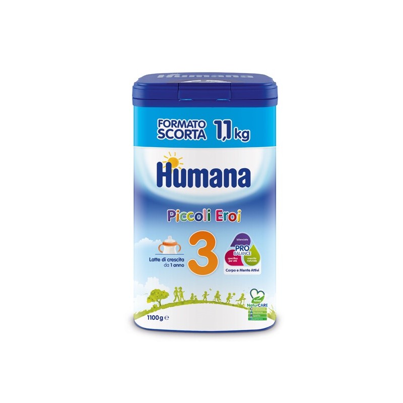 Humana Italia Humana 3 Probalance 1100 G Mp - Latte in polvere e liquido per neonati - 943773008 - Humana - € 19,28