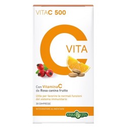 Vita C 500 Integratore per Sistema Immunitario 30 Compresse - Vitamine e sali minerali - 922554302 - Erba Vita - € 6,03